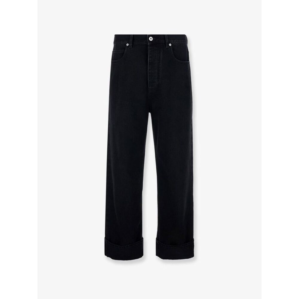 Bottega Veneta Men Black Denim Trousers